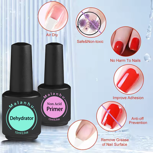Hema/Tpo Free professionale per Nail Salon uso Non <span class=keywords><strong>acido</strong></span> <span class=keywords><strong>unghie</strong></span> Primer legame disidratatore rimuovere l'olio pulito prima Nail Making - Product Image 1