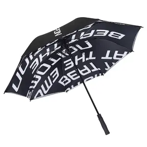긴 갱구 승진을 위한 로고 인쇄를 가진 거대한 큰 방풍 비 선물 골프 우산