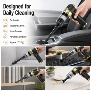Multi-Function 4000Pa Cordless Handheld Vacuum Cleaner Portable <b>Car</b> Vacuum <b>Blower</b> Inflator Deflator with 7 Accessories OEM ODM - Product Image 4