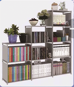 Estantería de metal de <span class=keywords><strong>9</strong></span> cubos para niños Organizador de estantería para dormitorio Aula Oficina - Product Image 6