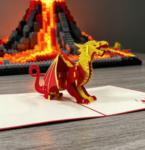 <span class=keywords><strong>Carte</strong></span> pop-up 3D <span class=keywords><strong>Dragon</strong></span> Flamboyant Souffleur <span class=keywords><strong>de</strong></span> Feu – <span class=keywords><strong>Carte</strong></span> Cadeau <span class=keywords><strong>de</strong></span> Noël en Papier Faite à la Main avec Éléments <span class=keywords><strong>de</strong></span> <span class=keywords><strong>Dragon</strong></span> pour les Jeux <span class=keywords><strong>de</strong></span> Vacances des Enfants - Product Image 2