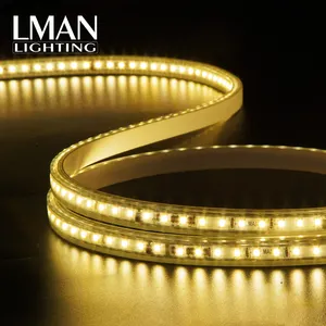 10cm/cắt điện áp cao PVC dây Ánh Sáng với IC thiết kế 110LEDs/M 7.5 Wát 2835 linh hoạt LED Strip ánh sáng