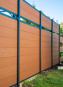 <span class=keywords><strong>180x180</strong></span> Ensemble de clôture de poteau de panneau de jardin en plastique WPC de norme européenne pour une utilisation en extérieur <span class=keywords><strong>Panneaux</strong></span> de clôture WPC 6x6 pieds - Product Image 6