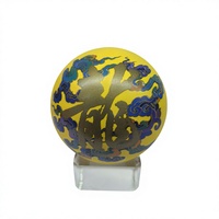 Coffrets cadeaux de balles de fitness Baoding et tasses à thé en porcelaine de la marque ShouXing, bien-être traditionnel chinois, cadeaux d'affaires pour entreprises