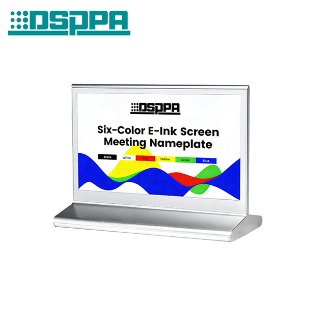 DSPPA D7673 7.3 Inch Double-Sided Six Color E-Ink Screen Meeting Nameplate with English Support and 800x480 Resolution CN/GUA
