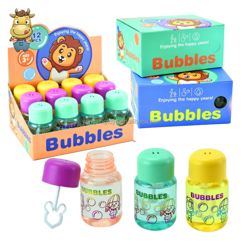 70 ml Mini Summer Bubble Toys For Kids Outdoor Soap Cute Bubble Stick Water Wholesale Display Box