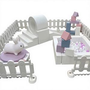 Équipement de jeu souple commercial pour enfants, piscine à balles, pour parcs d'attractions intérieurs/extérieurs et location de fêtes, garantie 1 an, en acier <5 - Product Image 1