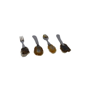 Best Design Mini <b>Cutlery</b> Set With Agate Handle Design Indoor Decor Antique <b>Cutlery</b> Best Used for Kitchen Restaurant and Hotel - Product Image 5