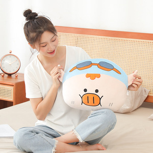 Peluche cochon rose de la série Beerus, coussin en peluche pour filles de 2 à 4 ans, poupée de dessin animé avec rembourrage en coton PP - Product Image 4