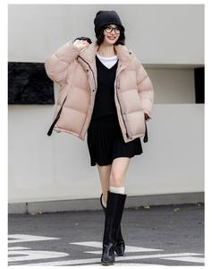 Venta al por mayor: Nueva chaqueta corta de plumón para el invierno 2025, moderna, informal y versátil, 90% plumón de pato, alta calidad - Product Image 1