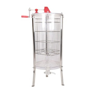 Vevor — <span class=keywords><strong>extracteur</strong></span> de <span class=keywords><strong>miel</strong></span> manuel, appareil ménager en acrylique transparent avec 2 cadres - Product Image 2