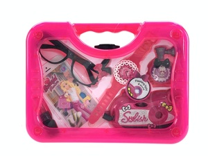 Ensemble <span class=keywords><strong>de</strong></span> <span class=keywords><strong>salon</strong></span> <span class=keywords><strong>de</strong></span> beauté pour filles Kit <span class=keywords><strong>de</strong></span> <span class=keywords><strong>coiffure</strong></span> pour coiffeur Jouets <span class=keywords><strong>de</strong></span> maquillage avec sèche-cheveux Tablier <span class=keywords><strong>de</strong></span> coiffeur - Product Image 4