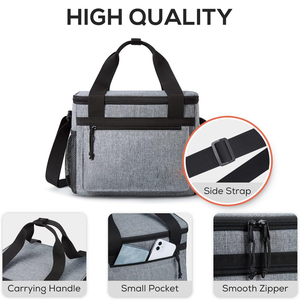 Bolsas Térmicas Personalizadas, Bolsa Térmica Plegable, Mochila Aislante/Bolsa Térmica Casual de Hombro para Almacenamiento de Alimentos - Product Image 4