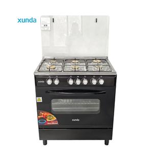 Cuisinière à gaz Xunda à 6 brûleurs avec four, modèle sur pied, <span class=keywords><strong>pour</strong></span> usage domestique - Product Image 1