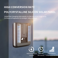 Foco Solar Plegable para Jardín con Sensor de Movimiento PIR, Estaca para Suelo, Paisajismo, Camino Exterior, Patio, Montaje en Pared