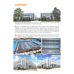 Cadre WPC horizontal moderne de 2m en aluminium <span class=keywords><strong>et</strong></span> métal Panneaux de clôture modulaires 3D de 2m avec traitement naturel Facile pour la maison, le jardin <span class=keywords><strong>et</strong></span> l'extérieur - Product Image 3