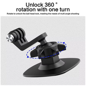 Supporto Adesivo Flessibile a 360° per Casco e Auto con Logo/Confezione Personalizzabili per GoPro Hero 13 12 Insta360 X4 DJI - Product Image 2