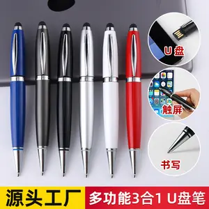 Metal Touch U Drive Pen Set LOGO USB Pen Multi-function 8GB 16GB Enterprise Annual Meeting Gift Stylus USB FLASH DRIVES