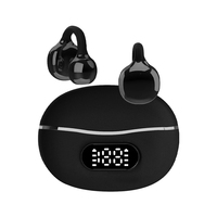 Headset Ear Clip X11 Berkualitas Tinggi OWS Earphone Nirkabel Olahraga dengan Layar LED Penunjuk Baterai untuk 5.4 IPX4 Tahan Air Desain Baru