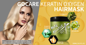 GOCARE Hair Masque Color Safe Anti Modulare estremità Dameged riparazione trattamento <span class=keywords><strong>capelli</strong></span> proteina cheratina <span class=keywords><strong>maschera</strong></span> per <span class=keywords><strong>capelli</strong></span> - Product Image 6
