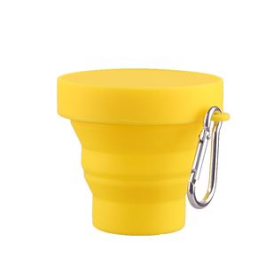 Nuevas Tazas de Viaje Reutilizables, Plegables, de Silicona, con Tapa y Gancho - Product Image 2