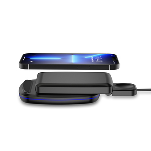 Fast 15W 3-en-1 Soporte de cargador inalámbrico para <span class=keywords><strong>iPhone</strong></span> 15 Pro Max Lámpara multifunción universal - Product Image 6