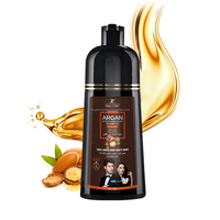 Nuevo Tinte Capilar Permanente Orgánico en Champú Sin Amoníaco, Coloración Natural para el Cabello, Cubre las Canas, Fácil Aplicación, Certificado MSDS