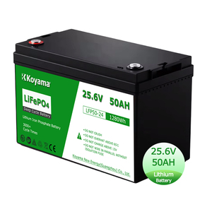 Koyama Lithium Iron Phosphate <b>Battery</b> <b>24V</b> 50Ah 100Ah 200Ah <b>Batteries</b> for Marine Golf Cart Home Energy Solar Storage - Product Image 1