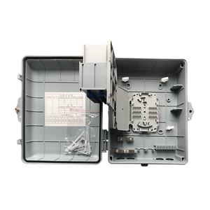 กล่องกระจายแสง8-core ในร่ม/กลางแจ้งพร้อม1ใน2พีซี + กล่องขั้ว ABS ODF SC APC IP65กันน้ำใช้สำหรับเครือข่าย - Product Image 4