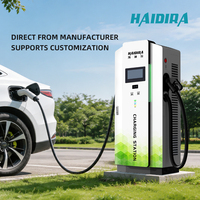Chargeur rapide DC HAIDIRA IP55 40kW-480kW, station de recharge pour véhicules électriques OCPP, CCS1, CCS2, GB/T