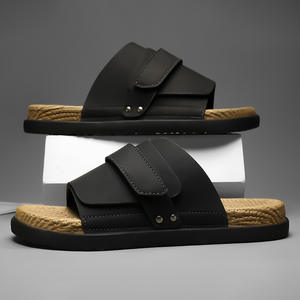 2026 Summer <b>Men's</b> Outdoor Casual <b>Slippers</b> Extra Large Size <b>Open</b> <b>Toe</b> Slides Sandals for <b>Men</b> - Product Image 1