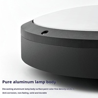 3CCT Détecteur micro-ondes IP65 étanche IK10 Applique murale à LED ronde Montage en surface Led Bulkhead Light