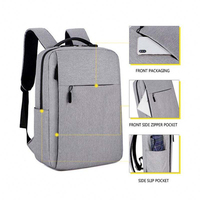 Sac à dos de voyage étanche et durable pour ordinateur portable, idéal pour les conférences professionnelles et la promotion d'entreprise