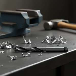 Fervi Tapered Shank Twist <b>Drill</b> <b>Bit</b> 10mm For Metal Drilling - Product Image 3