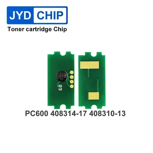EUR and USA version compatible toner chip PC600 408314-17 408310-13 for Ricoh P C600 cartridge refill reset