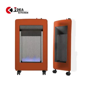 Blue Flame Indoor Foldable 2 Speed ODS 3 Ceramic Plates Gas Heater for Living Room