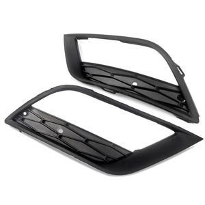 Marco de luz antiniebla para asiento, rejilla de parachoques delantero, izquierda y derecha, pieza de repuesto de ABS negro D171 - Product Image 1