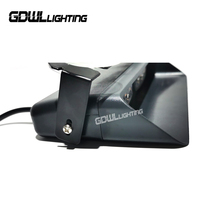Mejor precio 16LED 48W policía de coche Led cubierta Dash parabrisas Flash estroboscópico luces de advertencia ámbar blanco rojo azul visera dividida luz Led