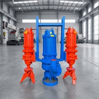 Pompe submersible pour eaux usées à agitateur, en alliage haute dureté, 10HP, triphasée, 50Hz, CA, basse pression, entraînement électrique, OEM, tension personnalisable 1