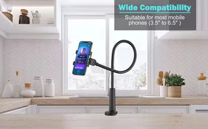 Soporte Flexible para Tablet con Cuello de Cisne Giratorio 360°, Brazo Largo de Plástico, Apto para iPhone y iPad - Product Image 3