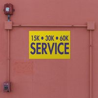 Autocollants décoratifs de plusieurs tailles 15K 30K 60K, impression publicitaire, signalisation de sécurité industrielle en vinyle, étiquettes professionnelles 10x7 pouces