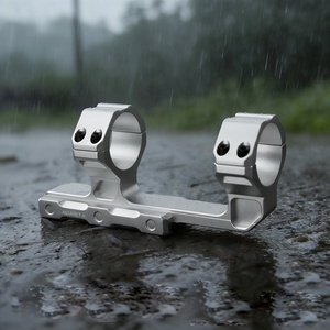 ขาตั้งกล้องแบบ Cantilever ยี่ห้อ ACUMETA รุ่น Bastion สำหรับหลอดขนาด 20 มม. ความสูงตรงกลาง 1.5 นิ้ว สำหรับกิจกรรมกลางแจ้งทางยุทธวิธี (ระยะห่างระหว่างหลอด 60 มม. สีเงิน) - Product Image 1