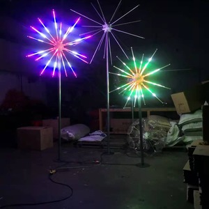 <b>LED</b> Firework Lights 1-6M Stainless Steel IP65 Dimmable Outdoor Garden Decor Light 2-Year Warranty Ra80 - Product Image 3