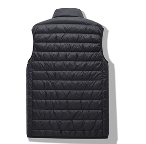 Gilet unisexe personnalisé en nylon léger et respirant pour <span class=keywords><strong>homme</strong></span>, coupe ajustée, <span class=keywords><strong>sans</strong></span> manches, col ras du cou, avec poches, style <span class=keywords><strong>doudoune</strong></span> formel - Product Image 4