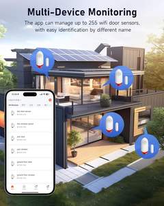 واي فاي صوت ضوء باب إنذار مغناطيسي مفتاح باب ذكي إنذار استشعار تويا التطبيق أمن المنزل باب ونافذة إنذار مغناطيسي - Product Image 3