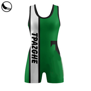 طباعة التكبير رخيصة مخصصة المصارعة Singlets - Product Image 2