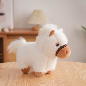 Personnalisable Logo Table Compagnon Cheval Animal Série Peluches <span class=keywords><strong>Mignon</strong></span> Coloré Petits Poneys Poupées Peluches Cadeaux pour Enfants Poupées de Chiffon - Product Image 2