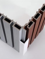 Panel de Pared WPC Moderno, Muestras Gratis, Revestimiento de PVC para Decoración Exterior, Laminado, Ignífugo, Insonorizante, Alternativa a la Madera