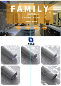 30*200 centimetri Impermeabile a prova di Olio Da Cucina Adesivi Foglio di Alluminio Da Cucina Stufa <span class=keywords><strong>Cabinet</strong></span> Auto Adesivo Wall Sticker FAI DA TE carta da parati - Product Image 3