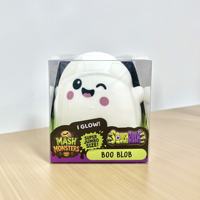 Jouet anti-stress Halloween en forme de monstre fantôme de dessin animé, à rebond lent, formes créatives en PU souple pour jeunes